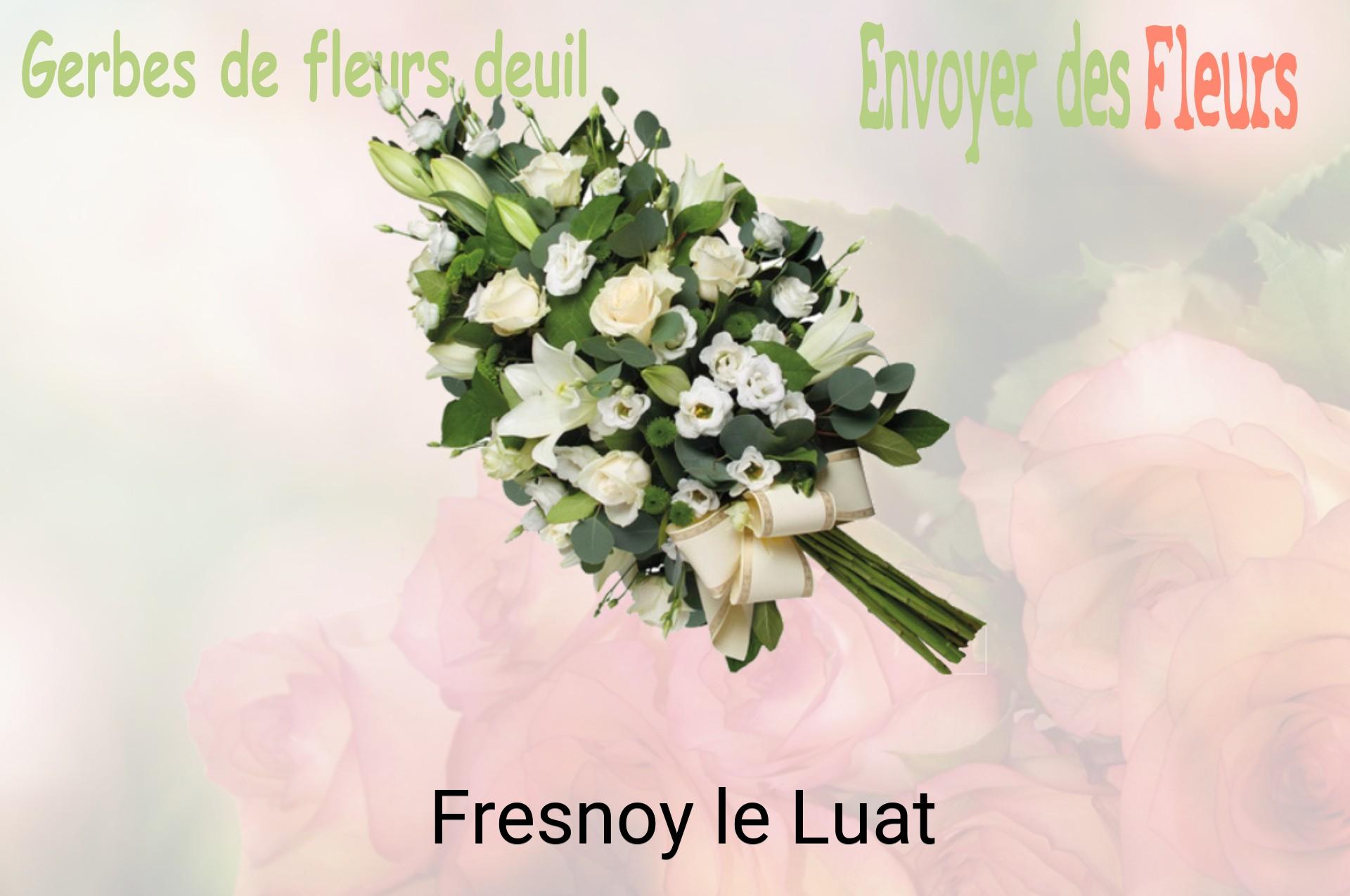 Gerbe de fleurs de deuil livrée à Fresnoy-le-Luat